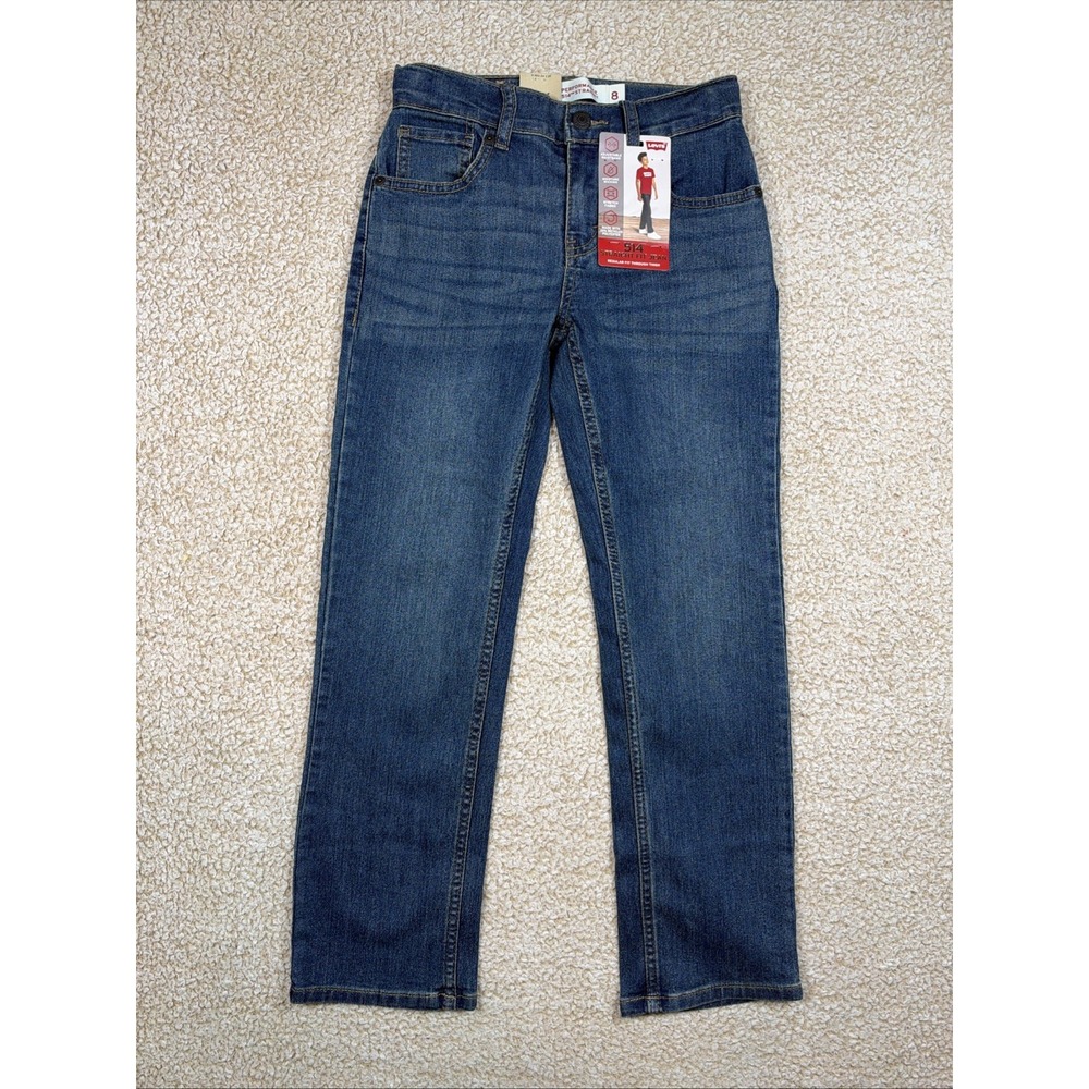Levi's Boys 514 Straight Fit Performance Jeans Size 8 Reg